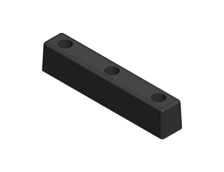 Dhollandia Rubber Block 300 x 60 x 52mm